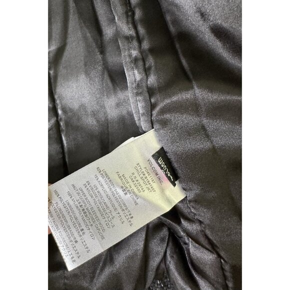 Volcom Women’s Jacket XS Black Quilted Faux Fur Hood Wool Blend Coat - Picture 5 of 10